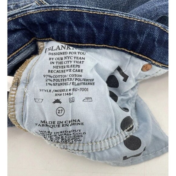 Blank NYC Women's Skinny Classique Jeans‎ Size 27 Normcore Everyday - Picture 8 of 11